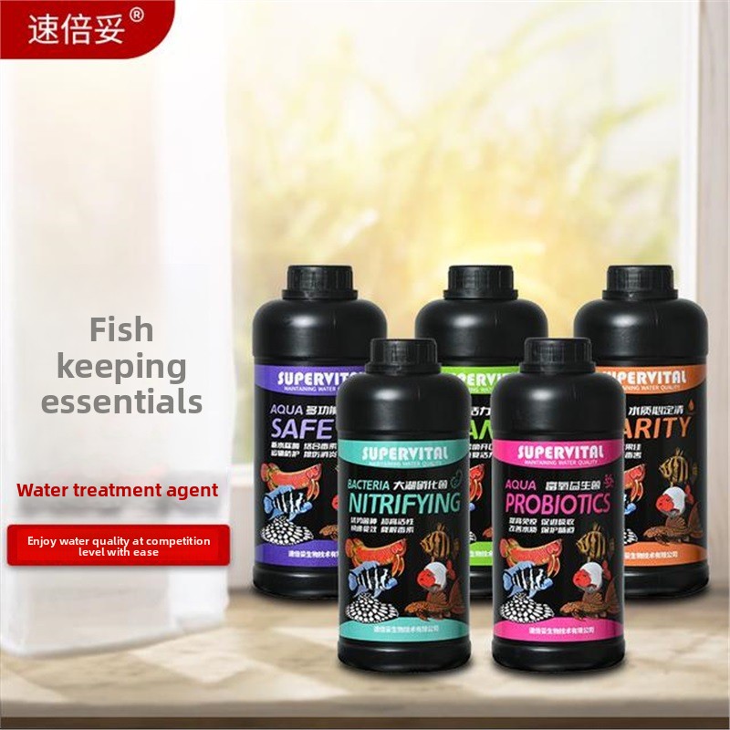 Aquarium Fish Vitamin - SUPERVITAL 3'ü 1 Arada Su Kondisyonlayıcı&Nitrifikasyon