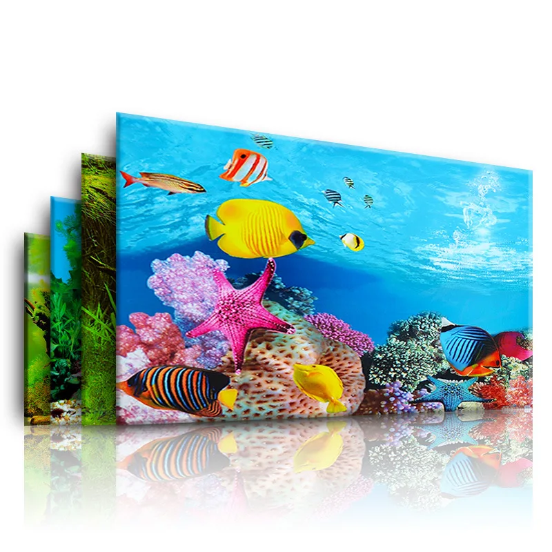 Aquarium Fish Tank Price - Akvaryum için arka plan 3d Etiket