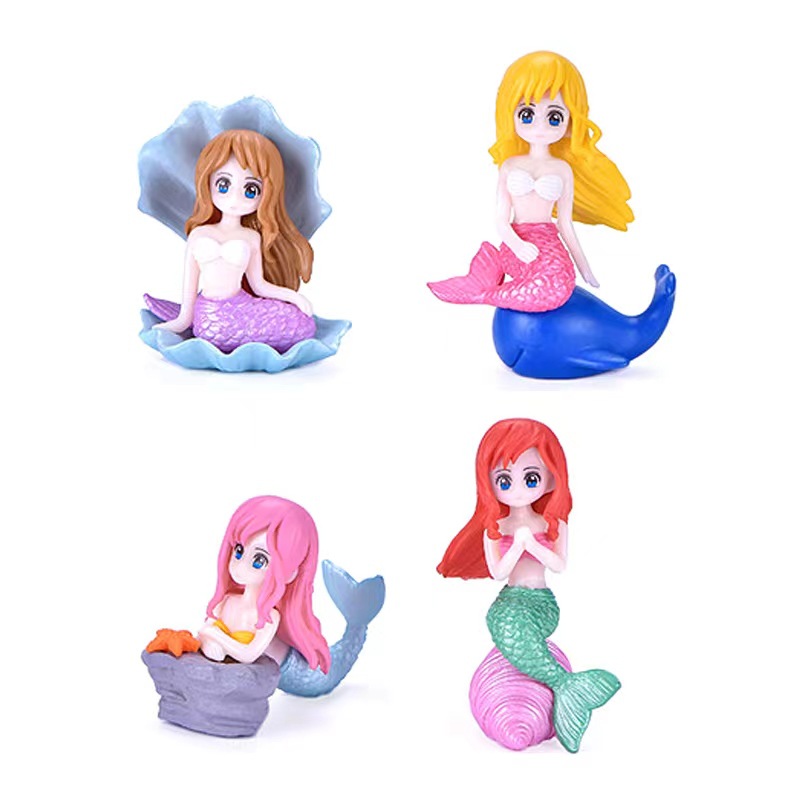 Aquarium Fish Beautiful - Güzel Denizkızı Heykeli Akvaryum Dekorasyon Yapay