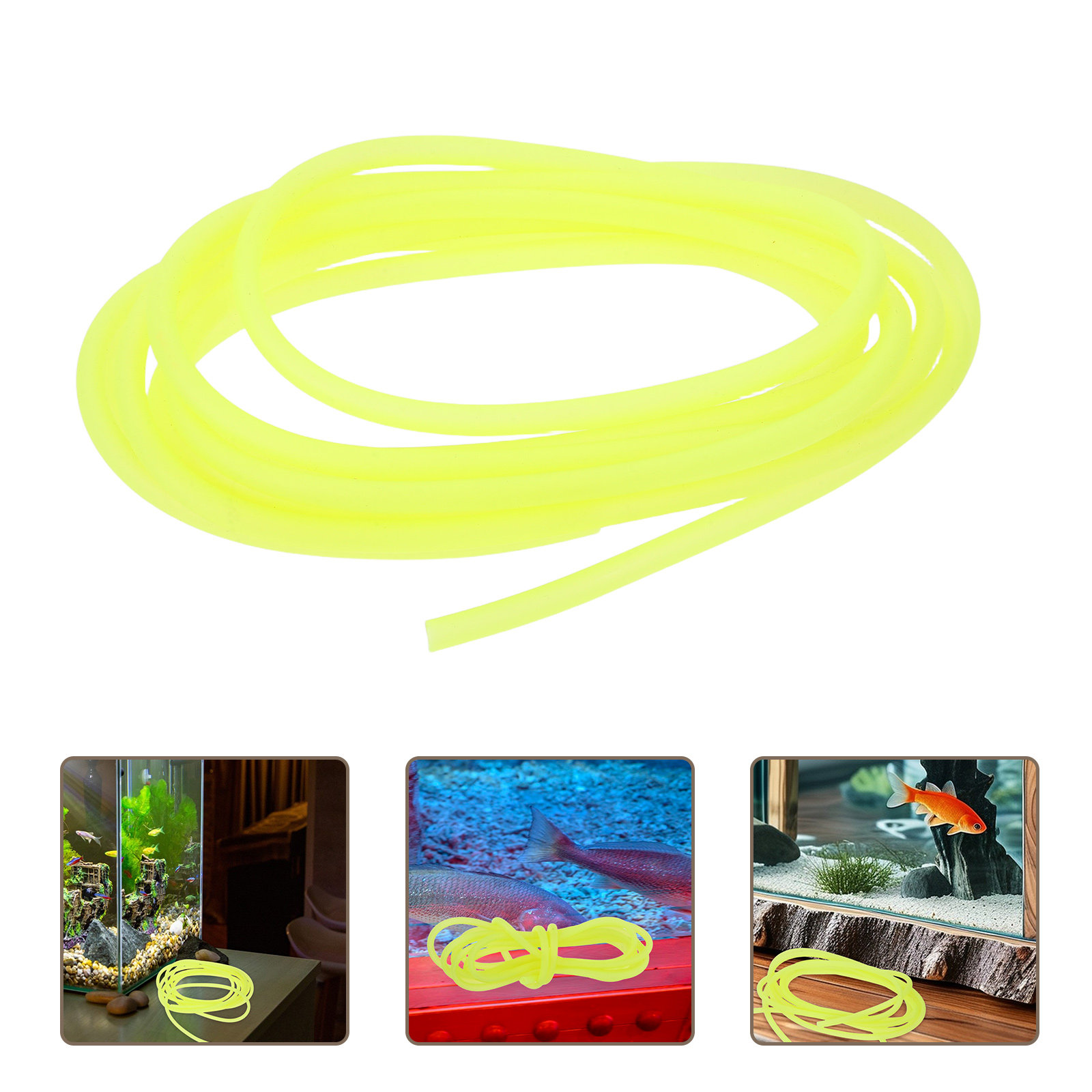 Aquarium Fish In - PVC Esnek Akvaryum Oksijen Hortumu Kalınlaştırılmış
