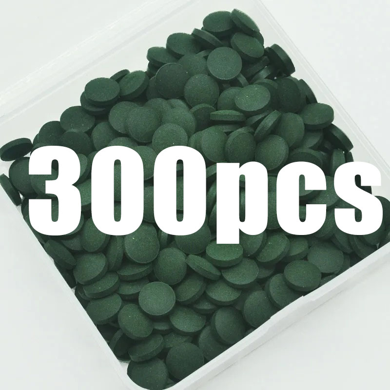 Aquarium Fish Vitamin - 50-300 Adet Yüksek Saflıkta Spirulina Tabletleri