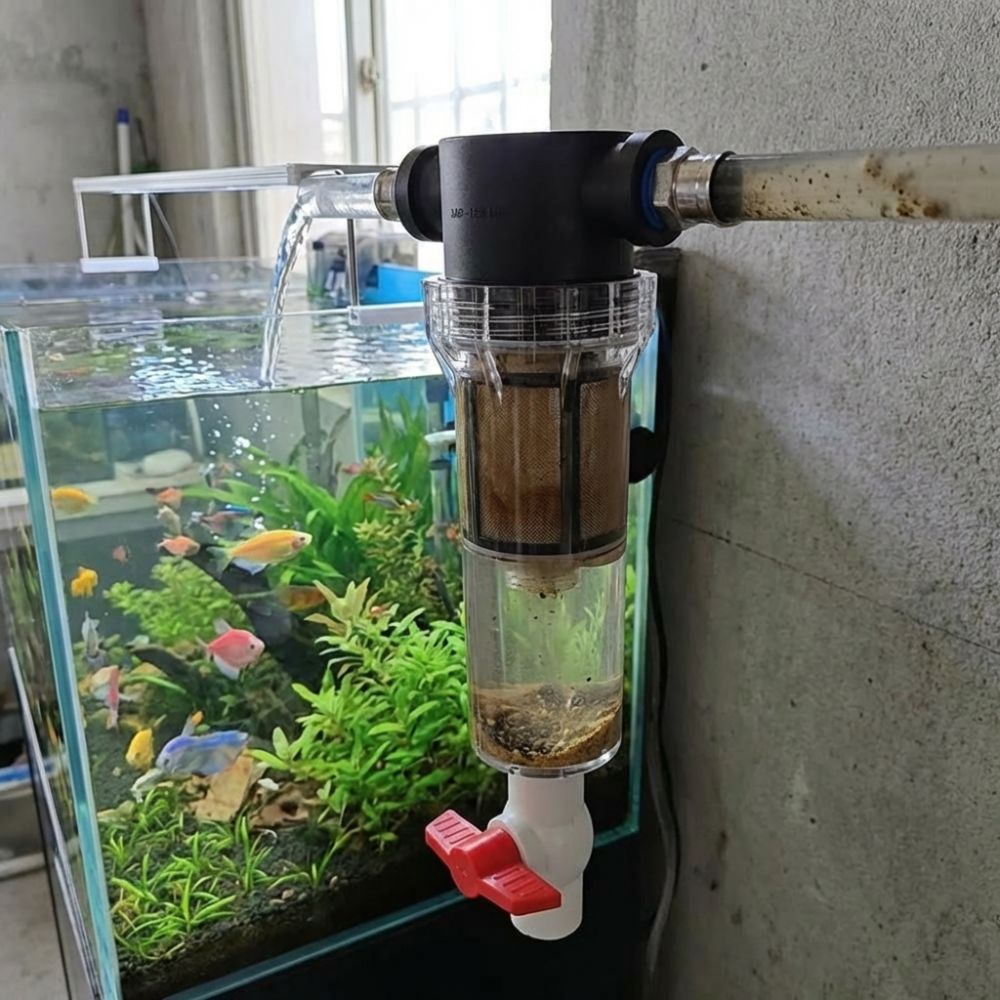 Aquarium Fish Waste Collector - 1/2 3/4 Dişi Dişli Akvaryum Dışkı