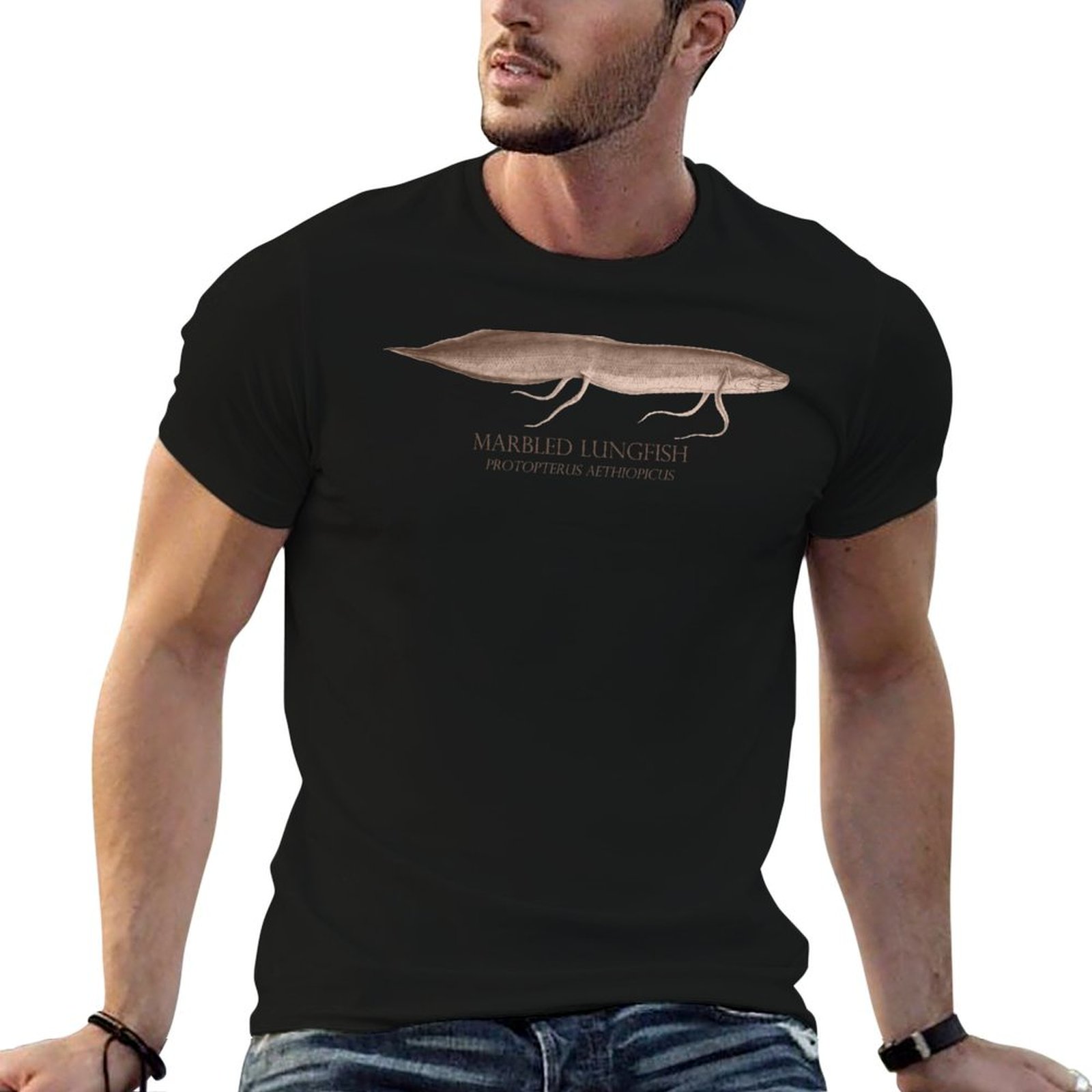 Aquarium Fish Monster - Lungfish Protopterus Akvaryum Canavar Balıkçı Retro