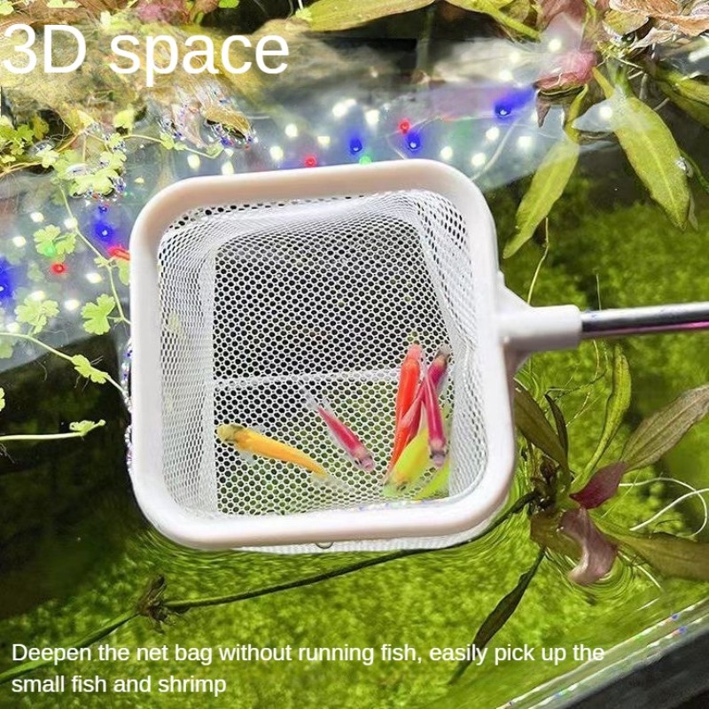 Aquarium Fish Net Small - Akvaryum 3D balık balık ağı paslanmaz
