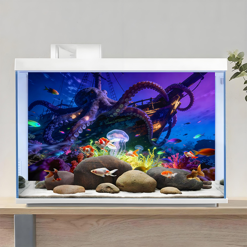 Akvaryum Arka Plan Çıkartması, - Aquarium Fish Paradise incelemesi ve fiyatı