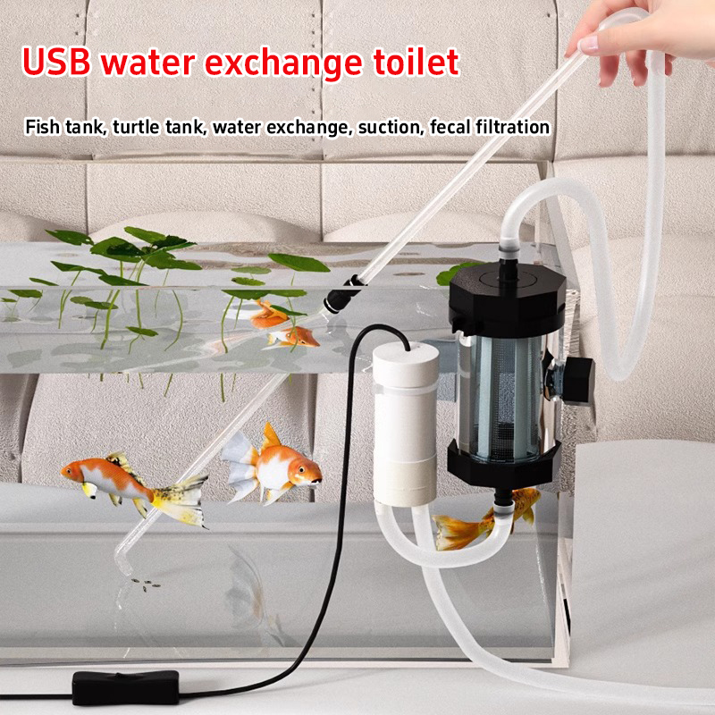 USB Elektrikli Balık Tankı Dış - Aquarium Fish Waste Collector incelemesi ve fiyatı
