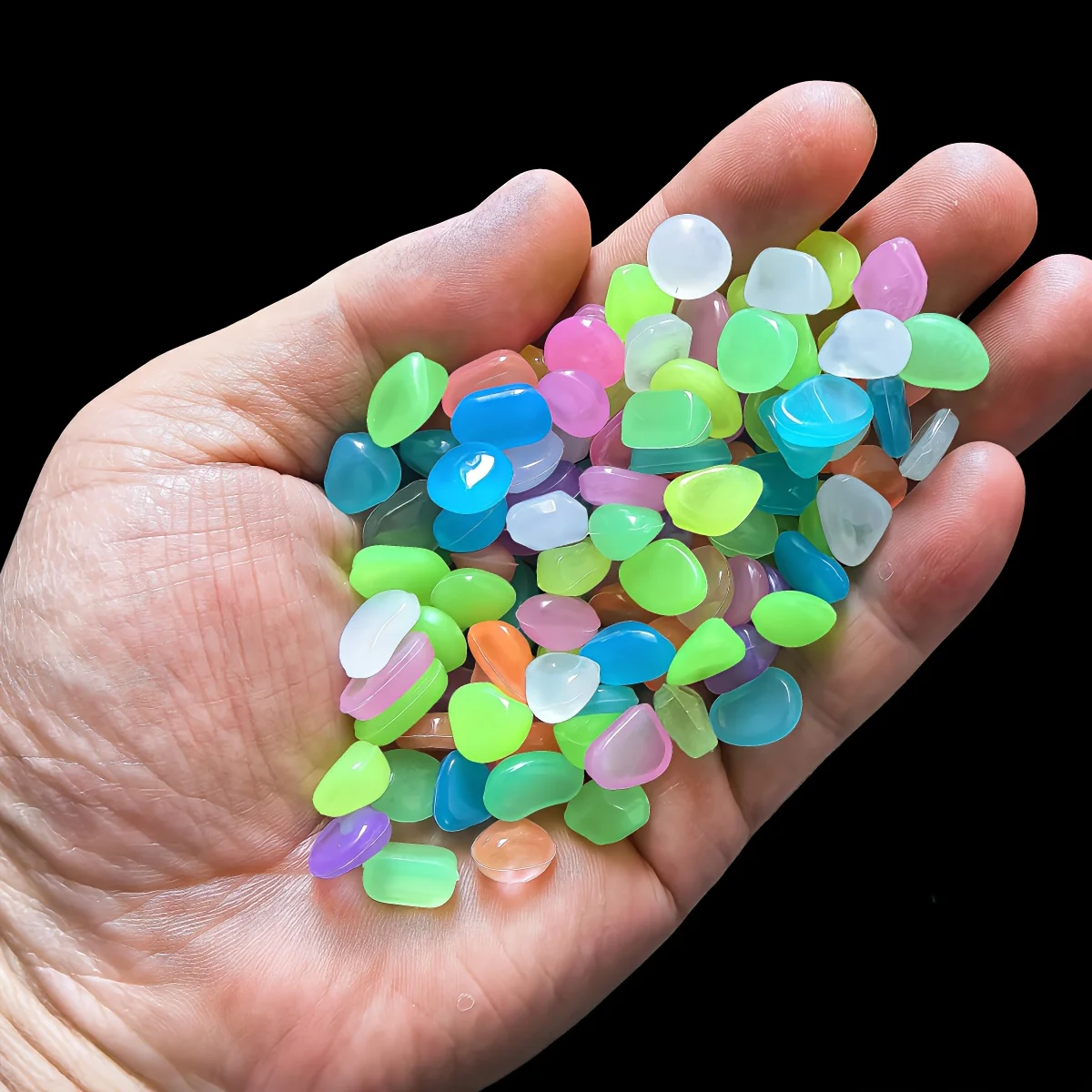 1 CM 100 adet Renkli Kaz Taşı  - Fish Aquarium Home incelemesi ve fiyatı