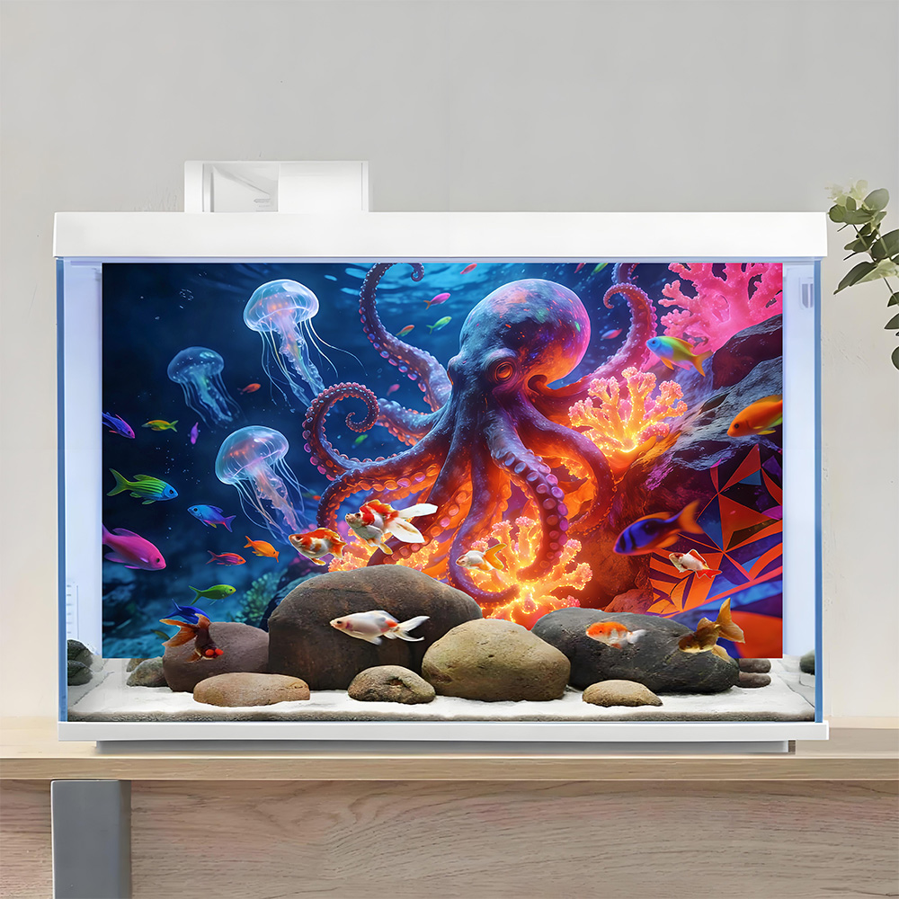 Akvaryum Arka Plan Çıkartması, - Aquarium Fish Paradise incelemesi ve fiyatı