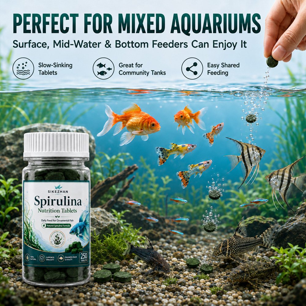 Spirulina Tabletleri Akvaryum  - Aquarium Fish Vitamin incelemesi ve fiyatı