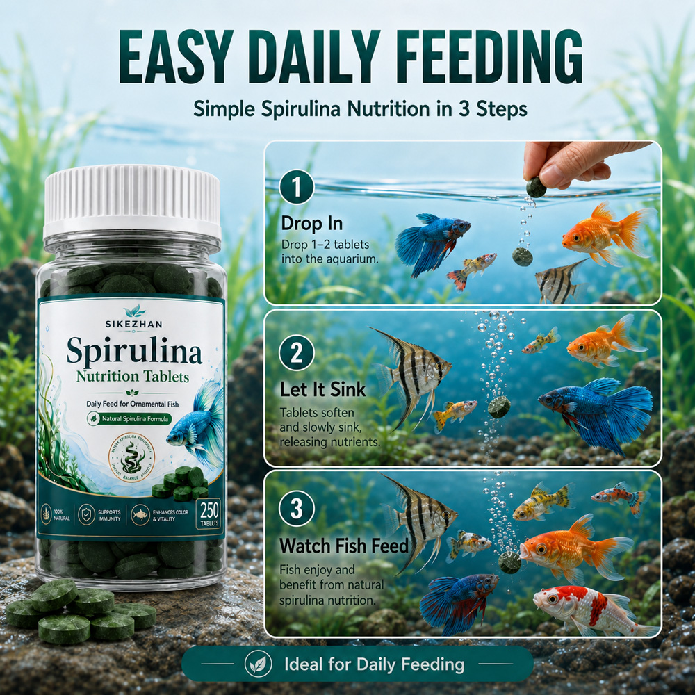 Spirulina Tabletleri Akvaryum  - Aquarium Fish Vitamin incelemesi ve fiyatı