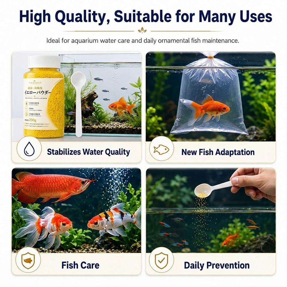 SIKEZHAN 230g Sarı Toz Granüll - Aquarium Fish Vitamin incelemesi ve fiyatı