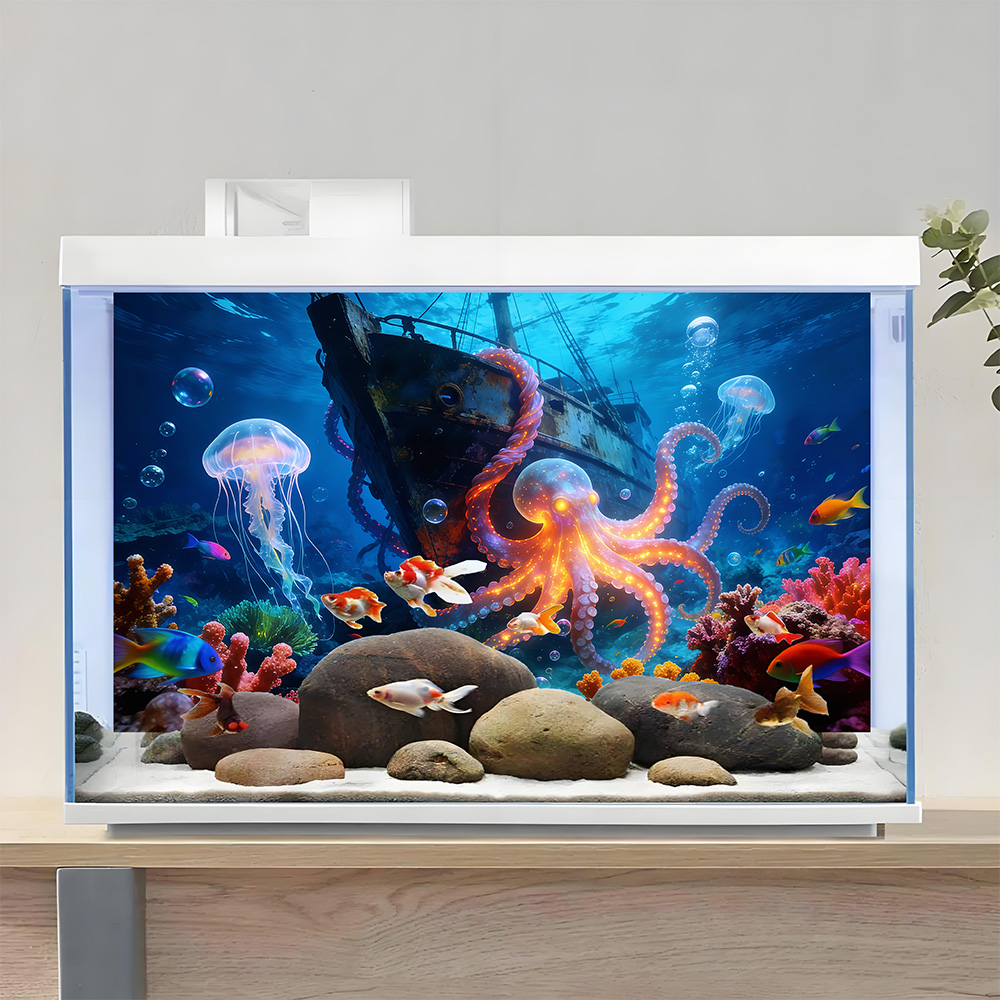 Akvaryum Arka Plan Çıkartması, - Aquarium Fish Paradise incelemesi ve fiyatı