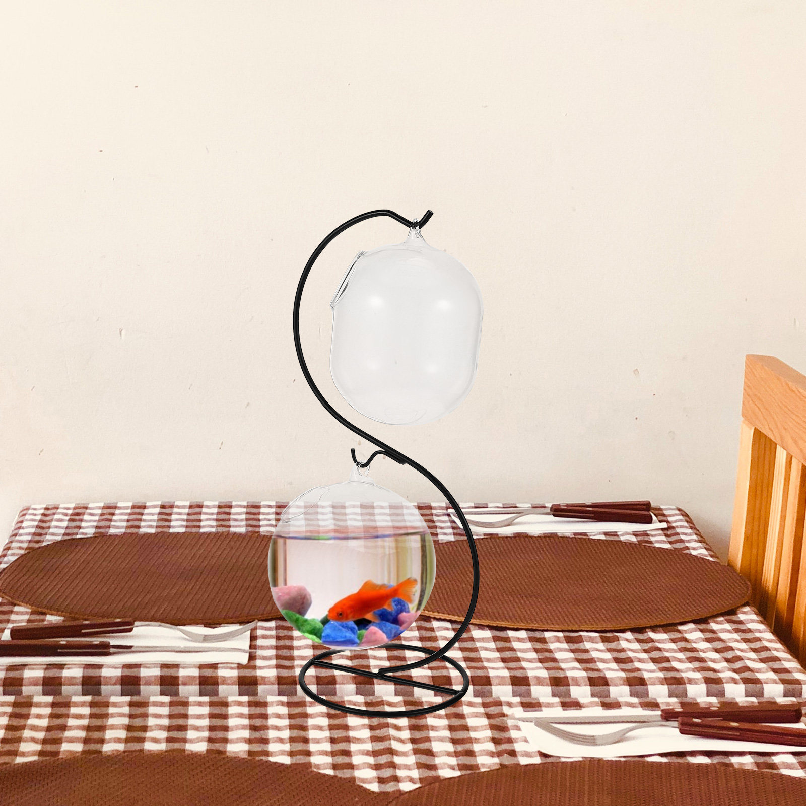 1 Set Şeffaf Masaüstü Balık Ak - Fish Aquarium Home incelemesi ve fiyatı
