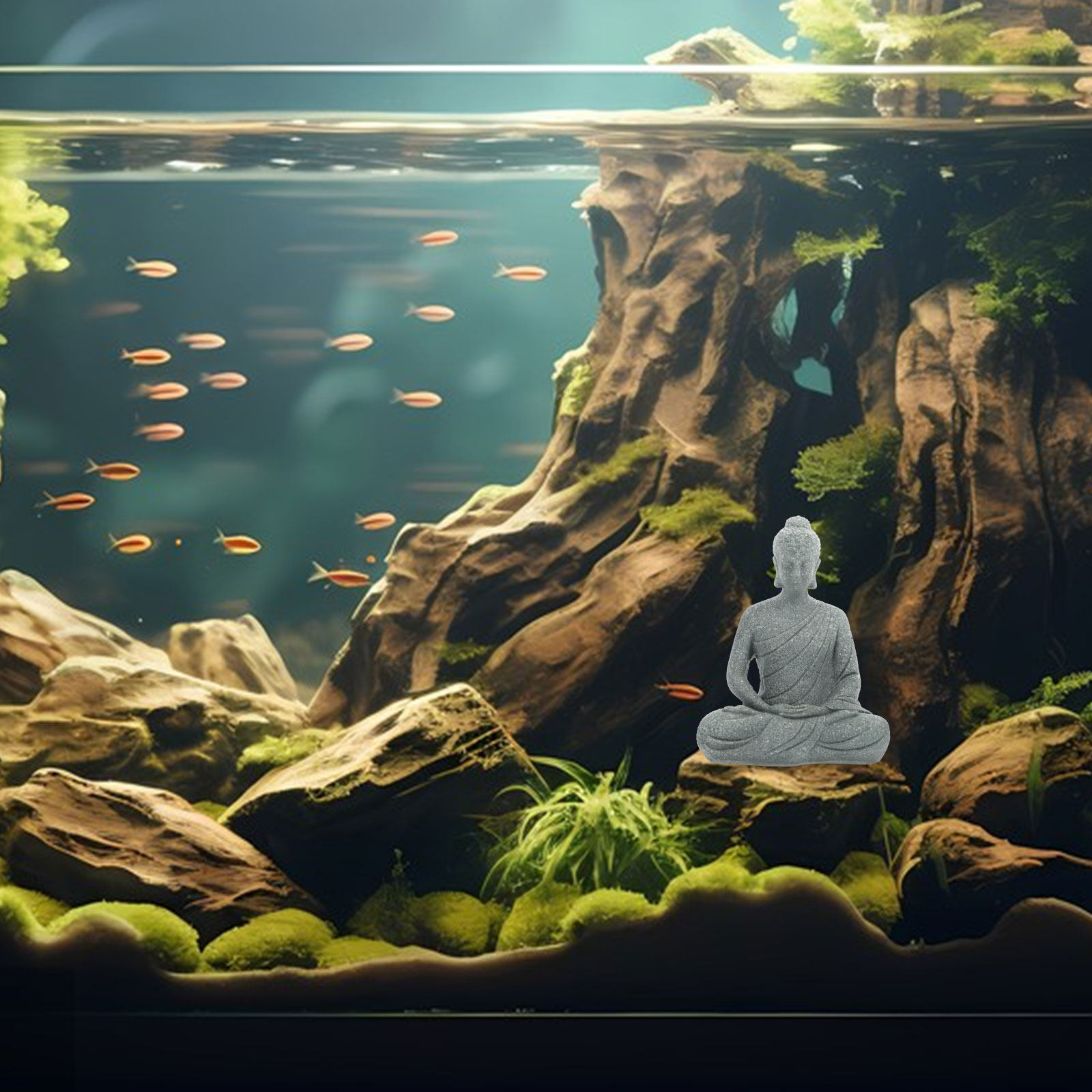 Mini Buda Heykeli Reçine Küçük - Aquarium Fish In incelemesi ve fiyatı